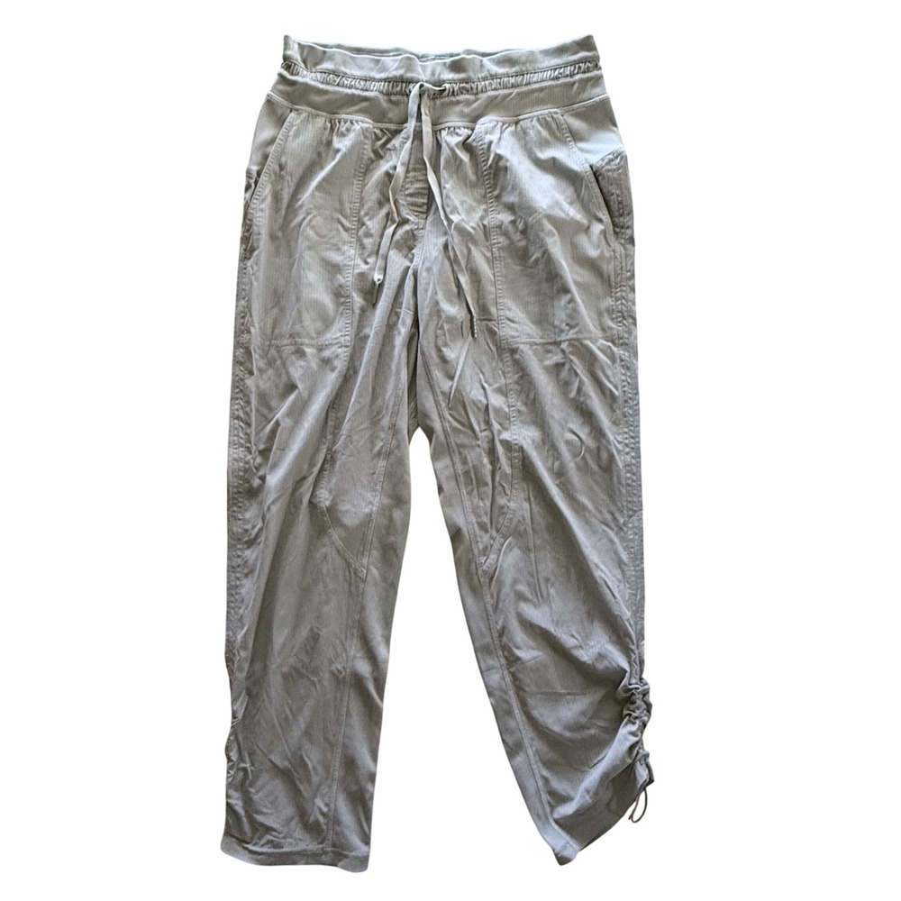 Lululemon Dance Studio Pant III‎ Grey Joggers Womens Size 6 Cinch Hem
